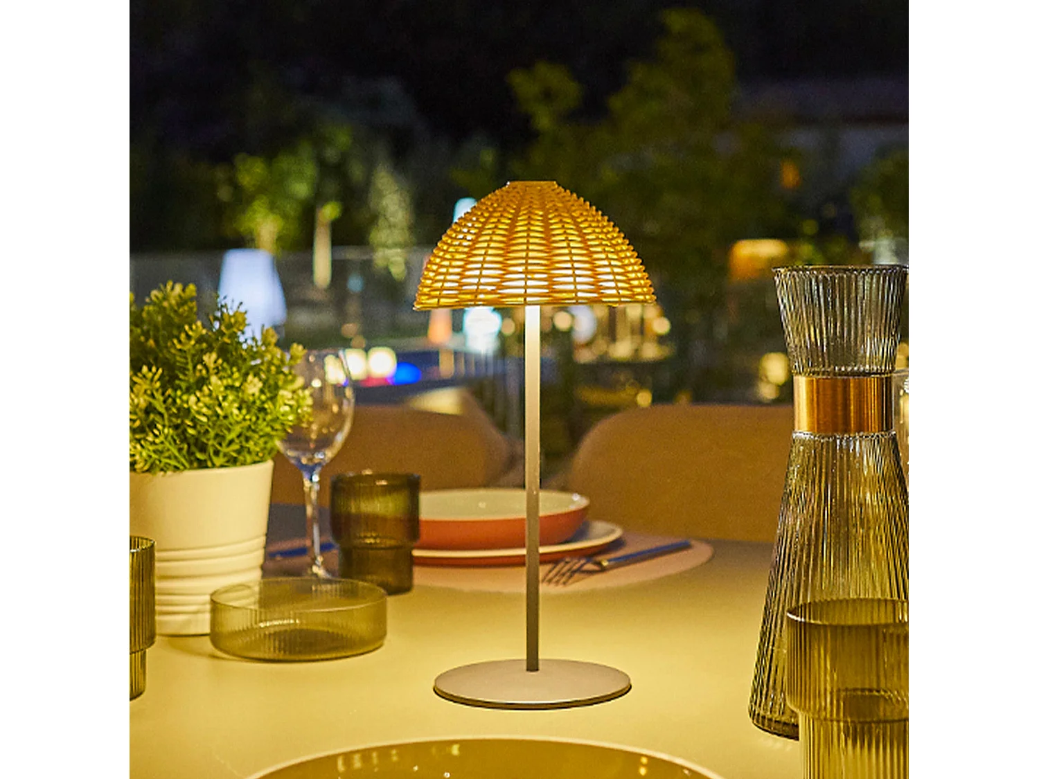 Lampe de table sans fil FAROE H30cm