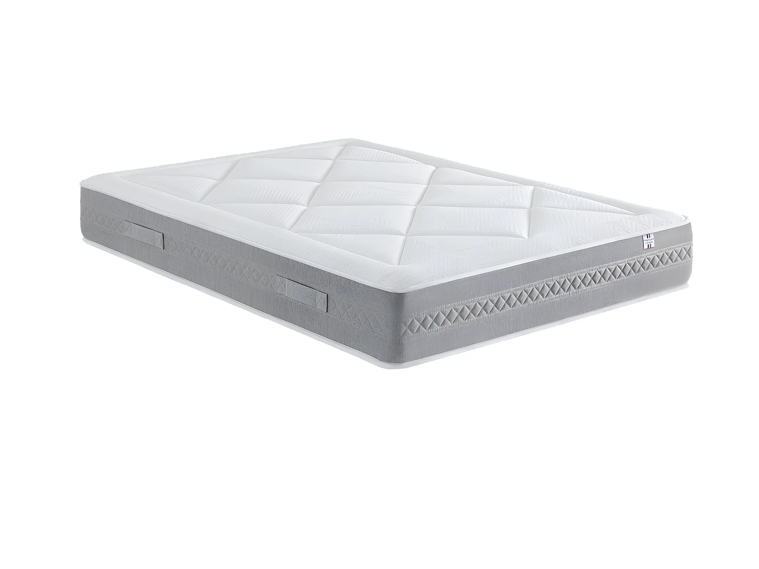 Matelas Ressorts ensachés + Mémoire de forme 120x190 - 5 zones de confort - 28cm - Confort Ferme