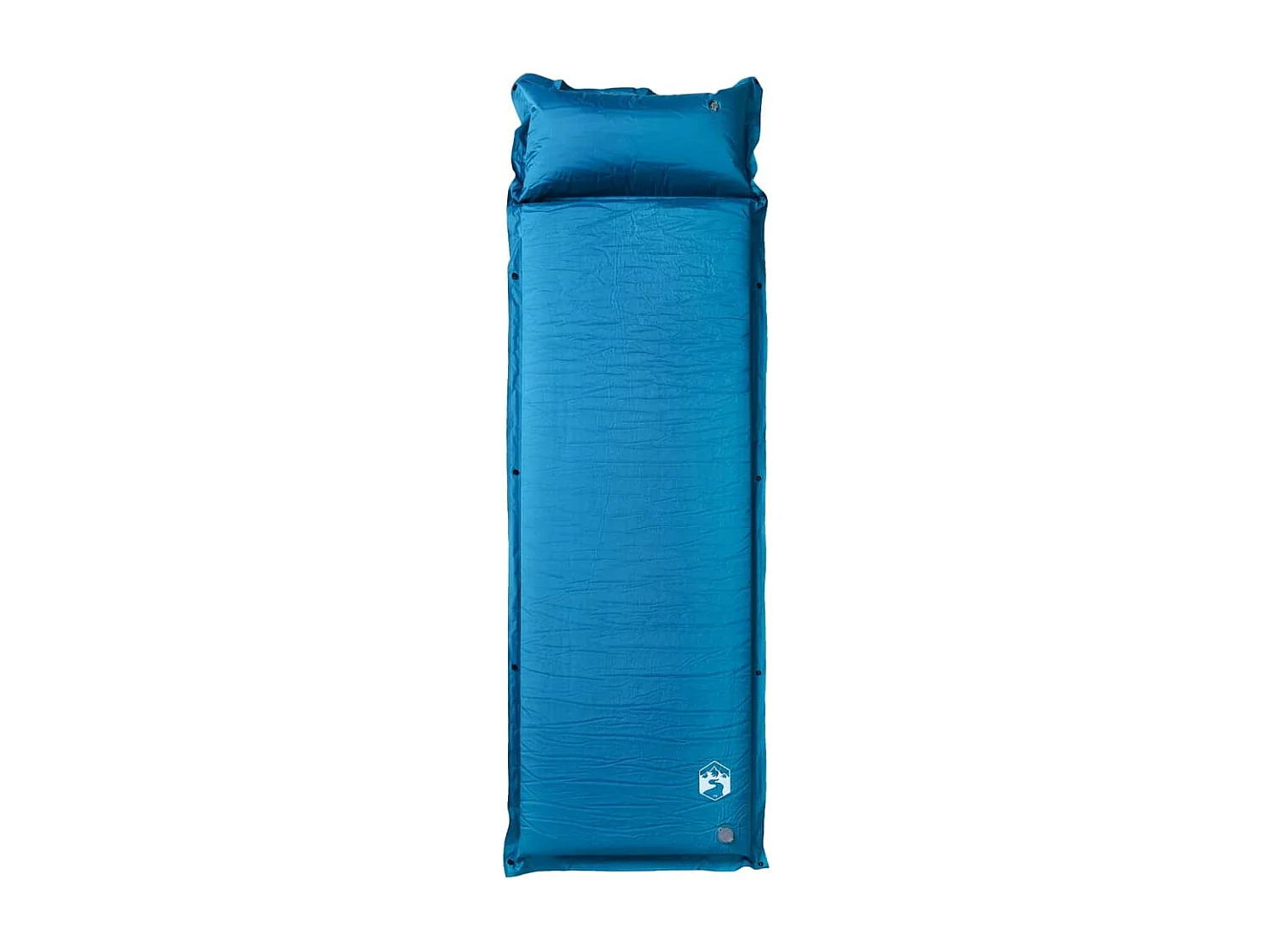 Matelas de camping autogonflant oreiller 1 personne turquoise FR711232
