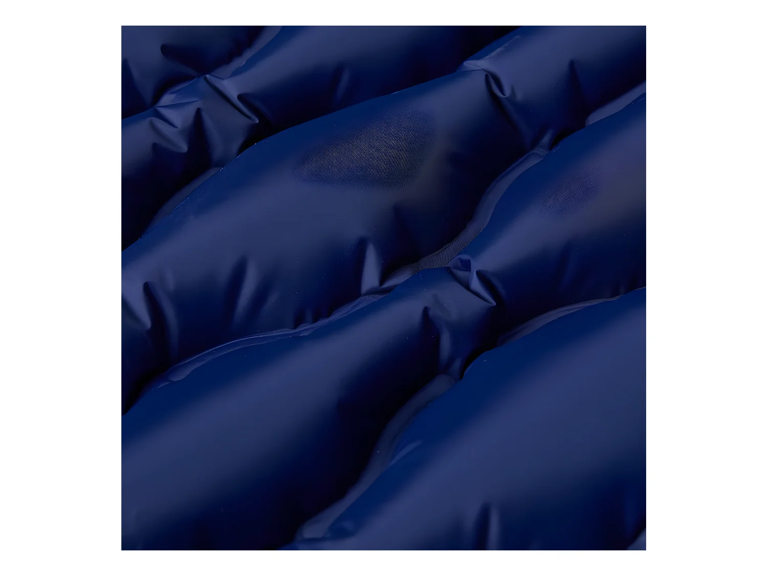 Matelas de camping autogonflant oreiller 1 personne bleu marine FR120931