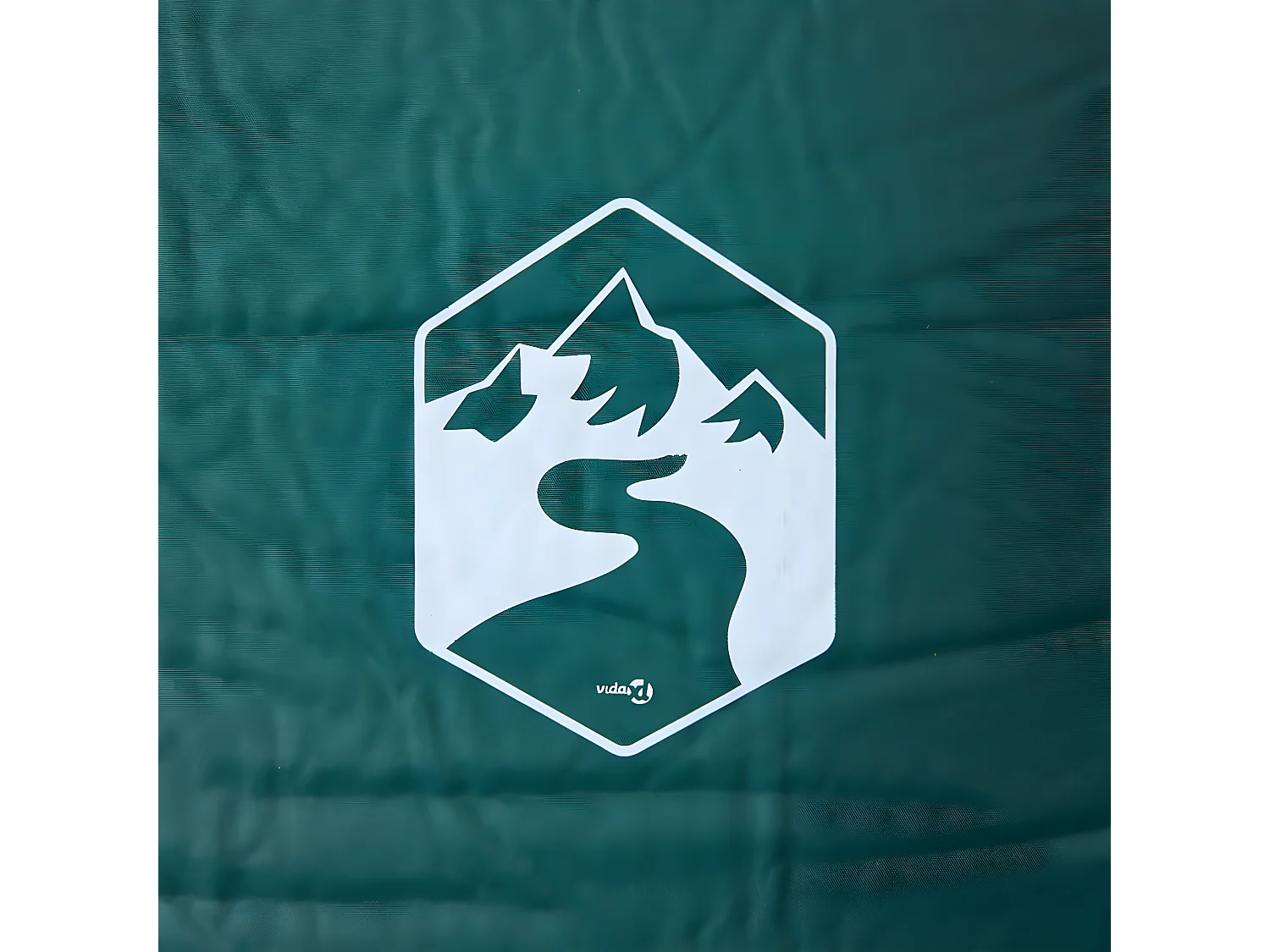 Matelas de camping autogonflant avec oreiller 1 personne vert FR525613