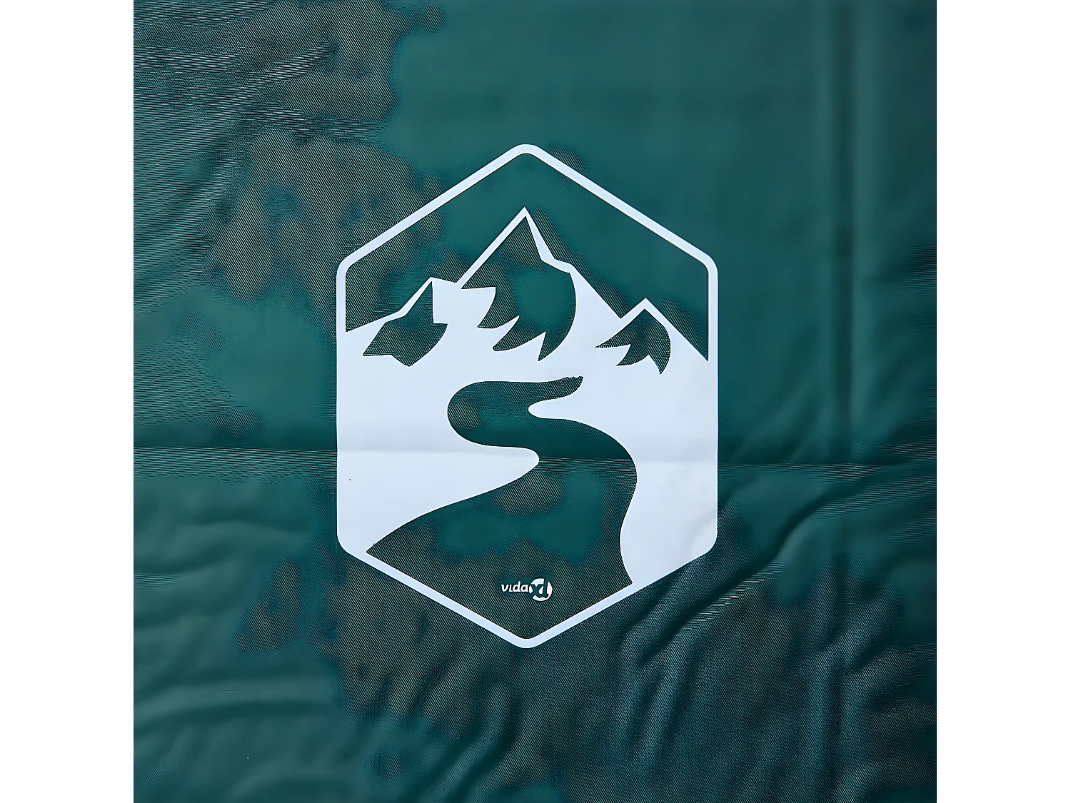 Matelas de camping autogonflant avec oreiller 1 personne vert FR942528