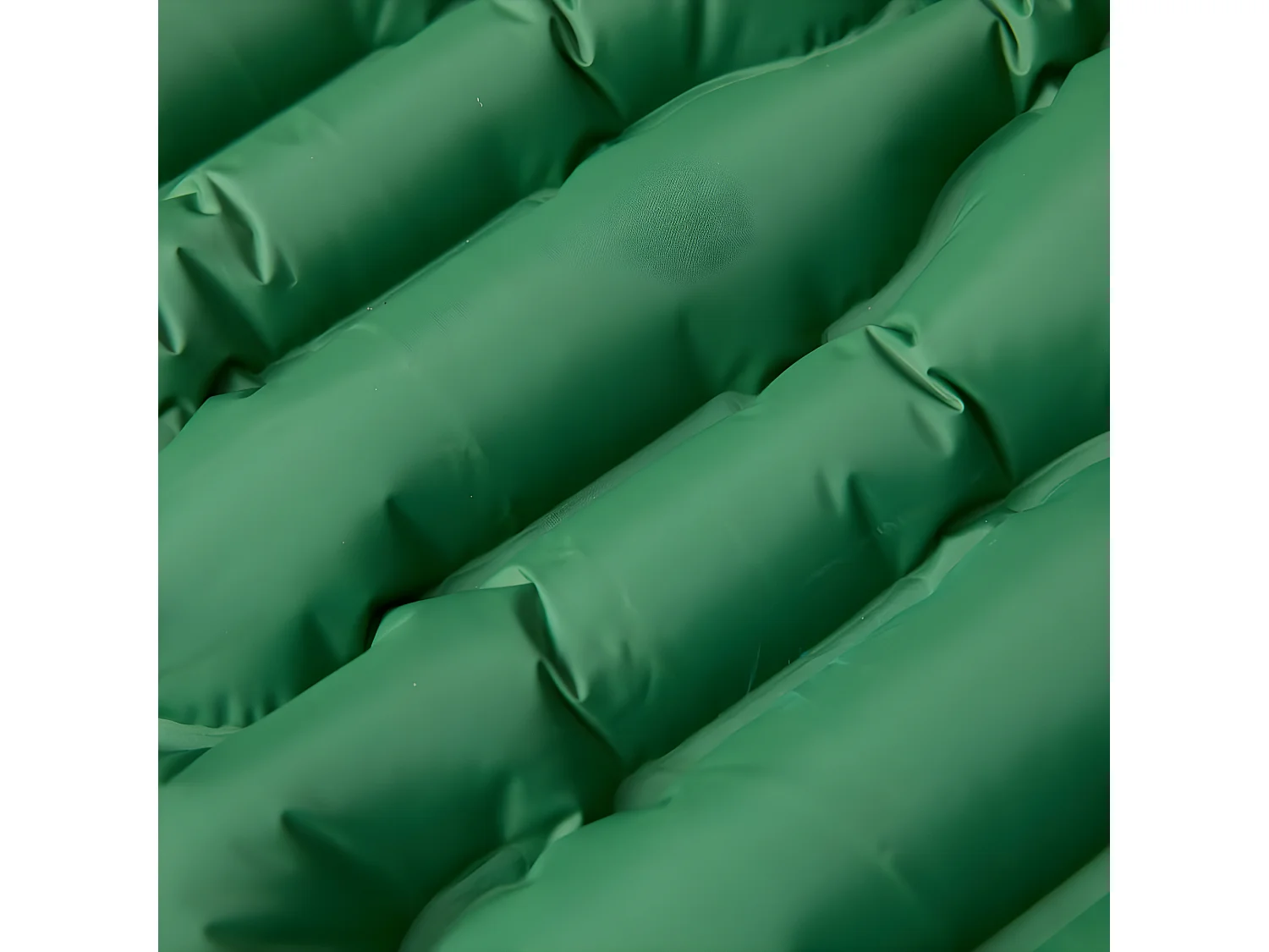 Colchón de camping autoinflable con almohada 1 persona verde ES256168