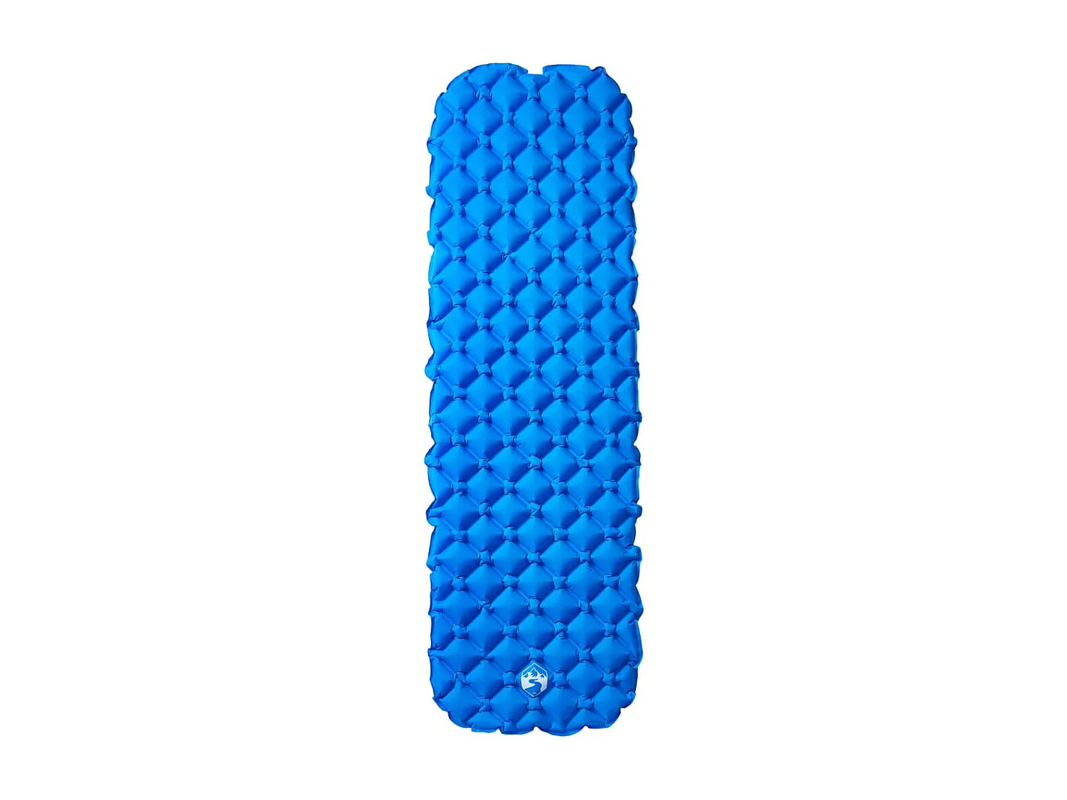 Colchón inflable de camping para 1 persona azul 190x58x6 cm ES740895