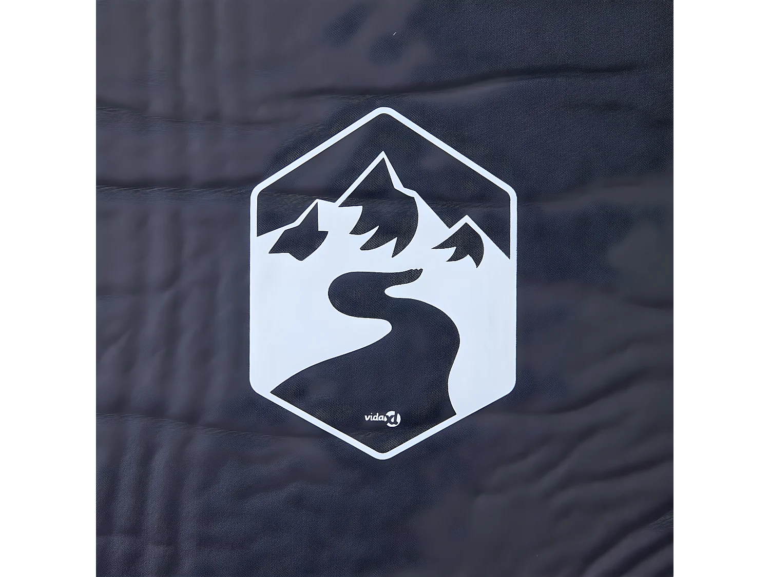 Kampeermatras met kussen zelfopblazend 1-persoons grijs BE941731