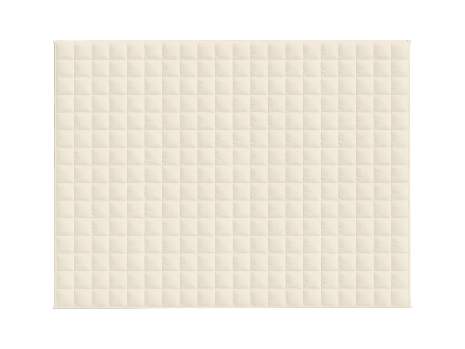 Couverture lestée Crème clair 152x203 cm 11 kg Tissu FR729916