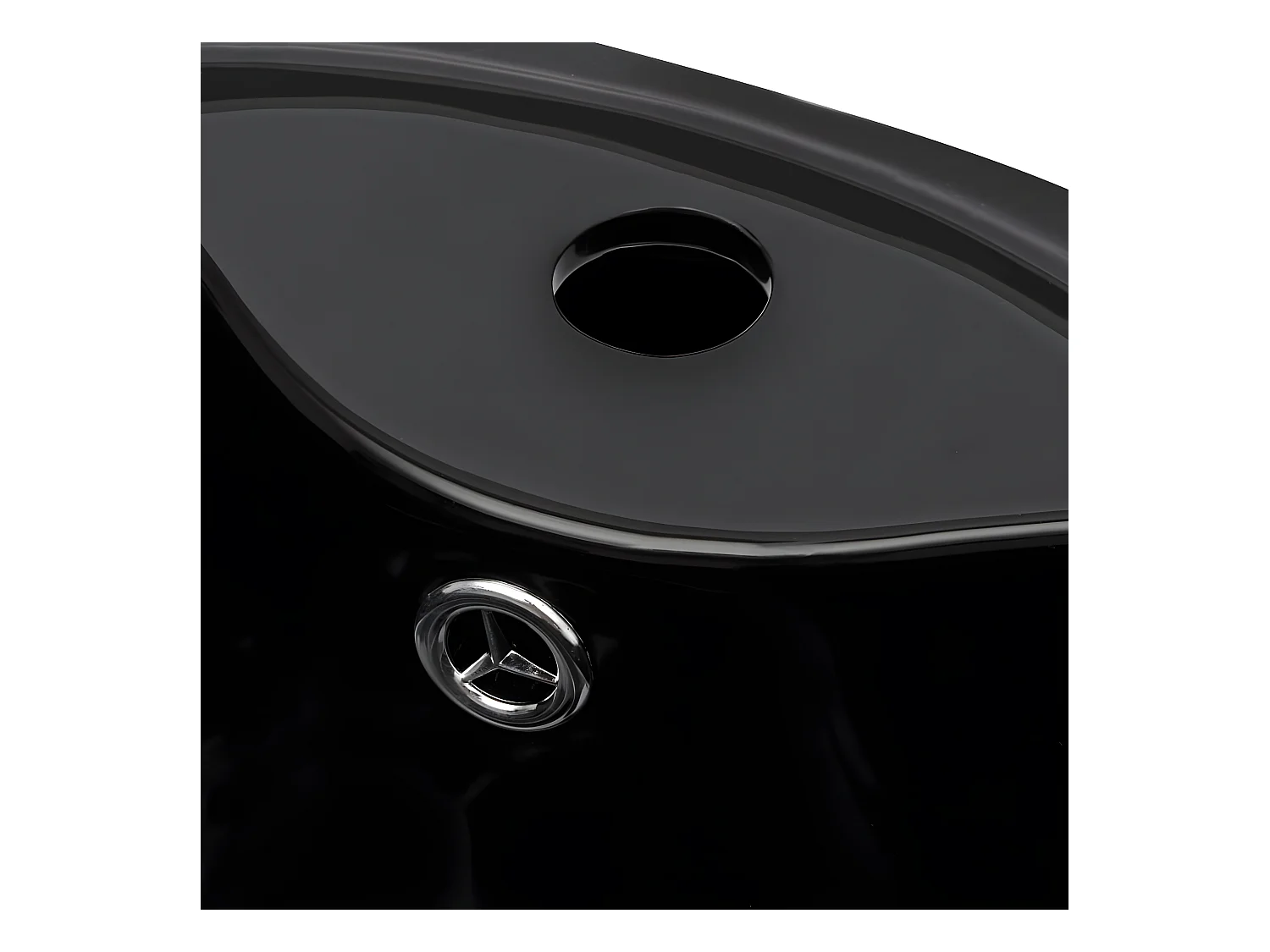 Vasque à trou de trop-plein/robinet céramique de salle de bain FR227979