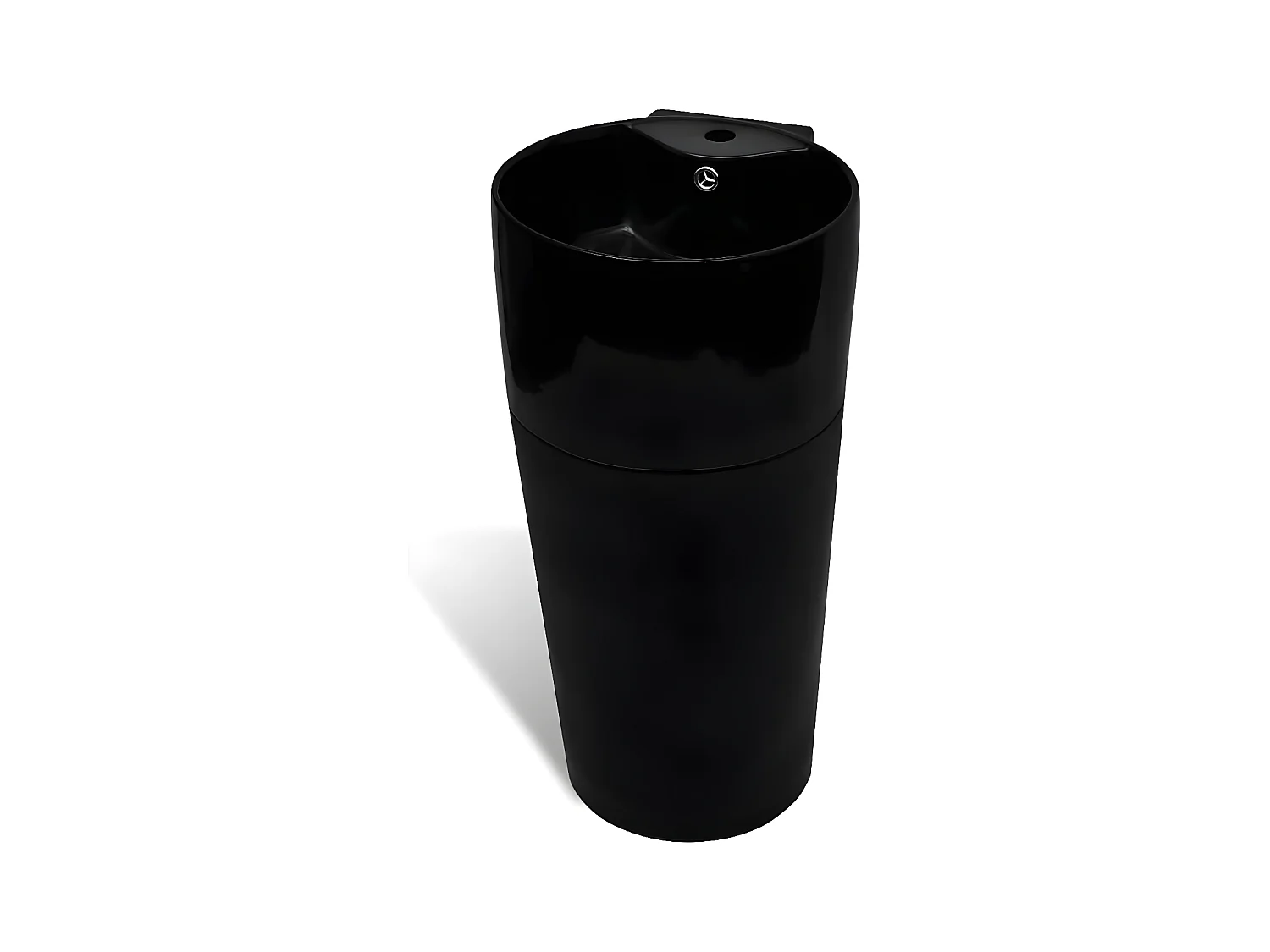 Vasque à trou de trop-plein/robinet céramique de salle de bain FR227979