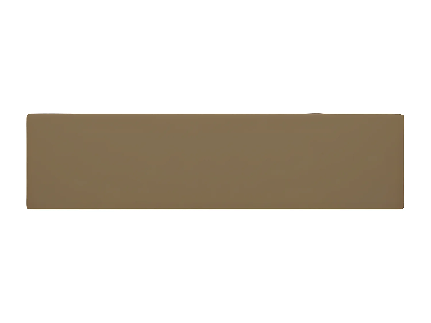 Lavabo con rebosadero cerámica crema mate ES634380