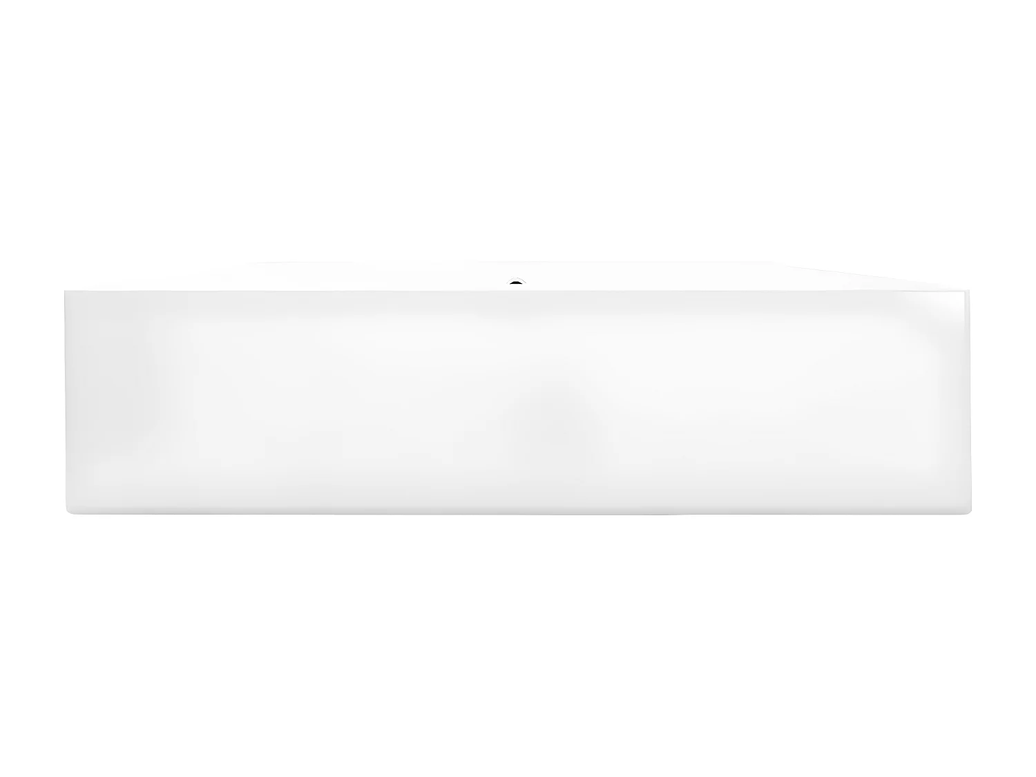 Vasque à poser en céramique Rectangulaire Blanche 60 x 46 cm FR244010