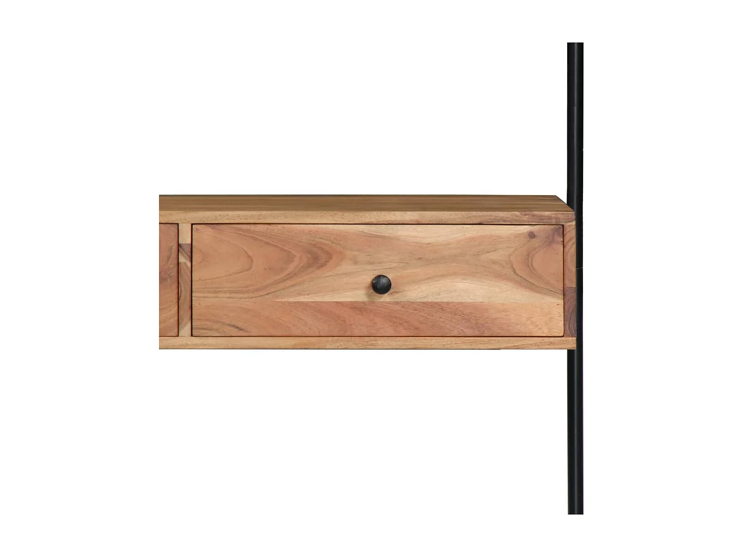 Bureau mural 90x40x170 cm Bois d'acacia solide FR659293