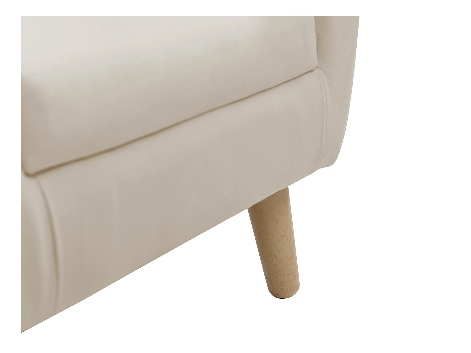 Schaukelsessel Kindersessel - Samt - Beige - CASORLA