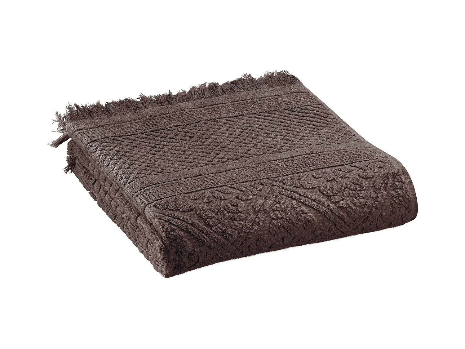 Serviette de toilette Zoé ebene 50 x 100 cm Vivaraise