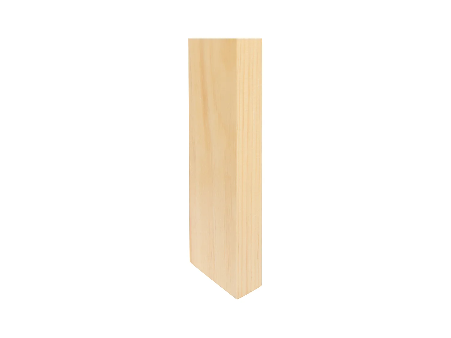 Lit avec sommier Bois de pin TANNAY 160 x 200 cm Marron clair