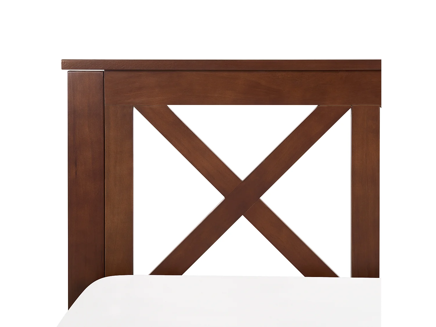 Cama Madeira TANNAY 180 x 200 cm Castanho escuro