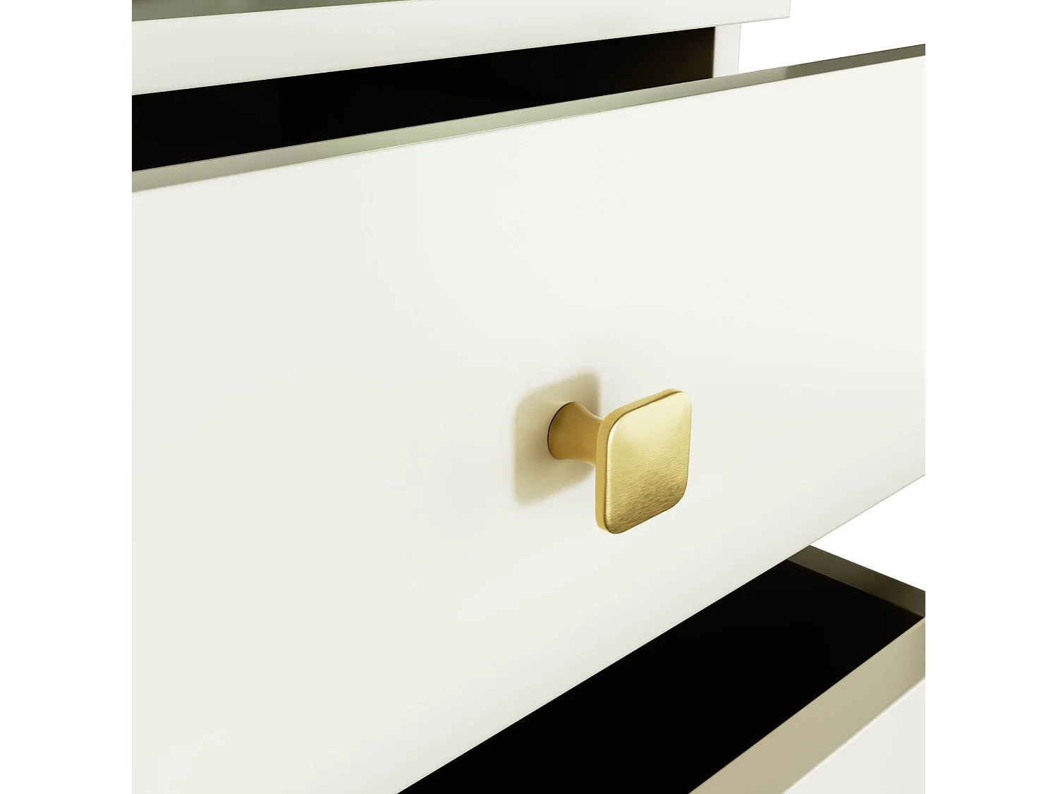 Table de chevet AKORD MOBI Cachmire 40 cm 3 tiroirs 40x37x58 cm