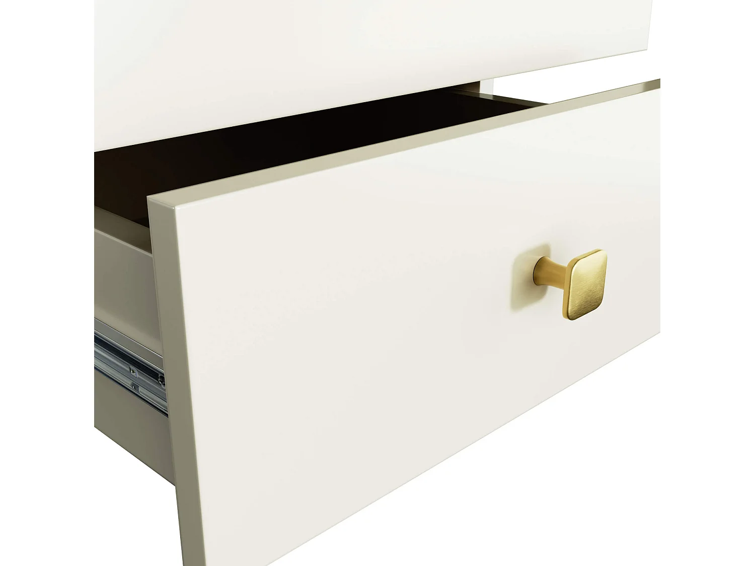 Table de chevet AKORD MOBI Cachmire 40 cm 2 tiroirs 40x37x43 cm