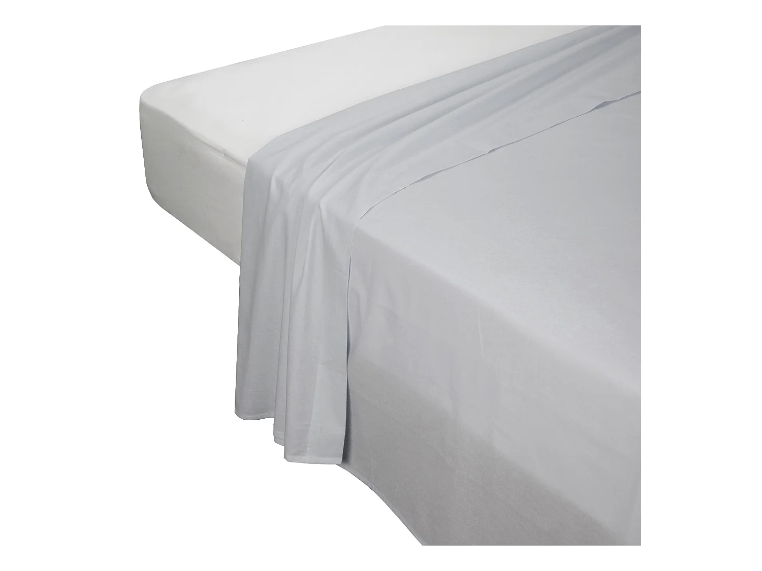 100% perkalkatoenen bedlinnen 200 thread count grijze kleur