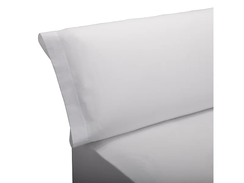 Set di lenzuola 135x190cm| PIKOLIN HOME| 100% Cotone| Percal| Bianco