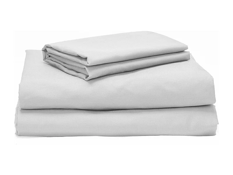 100% katoenen ademend bedlinnen 150 thread count witte kleur