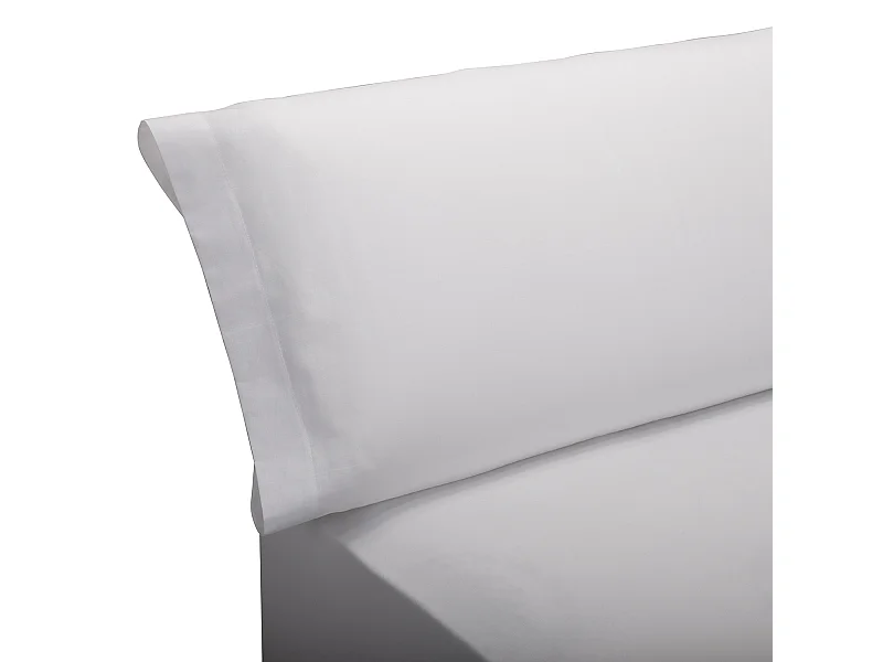Completo letto 180x190cm| PIKOLIN HOME| 100% Cotone| 4 pezzi| Bianco