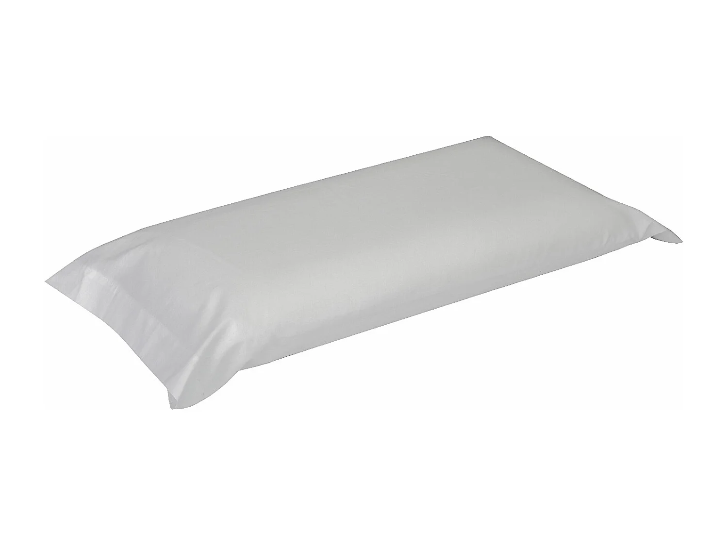 Ensemble de literie en percale blanc 100% coton 200 fils au pouce carré Gris