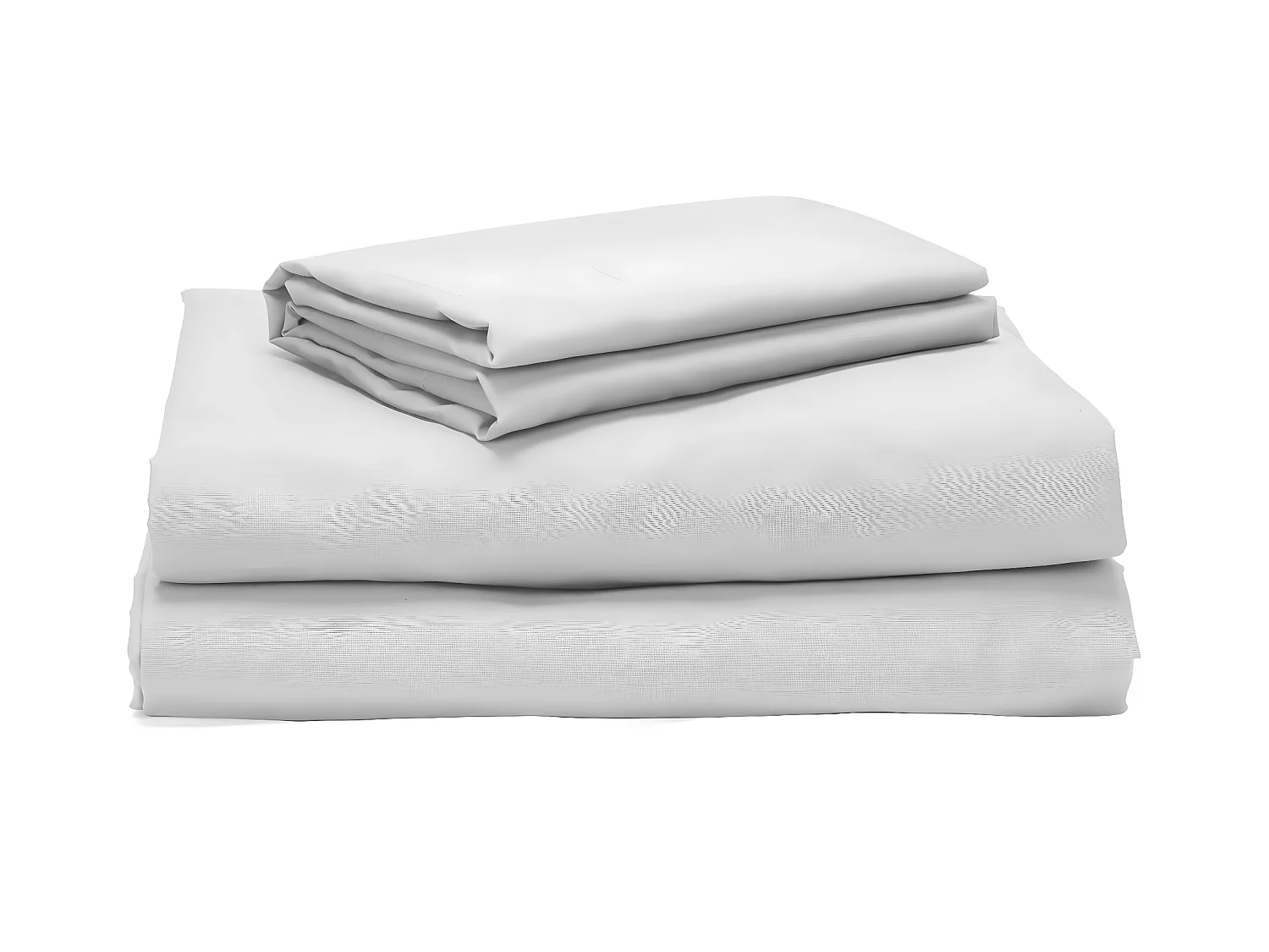 100% katoenen ademend bedlinnen 150 thread count witte kleur