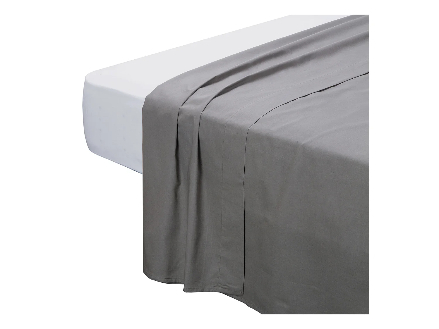 Parure de lit 100% coton avec 150 fils au pouce carré  Gris