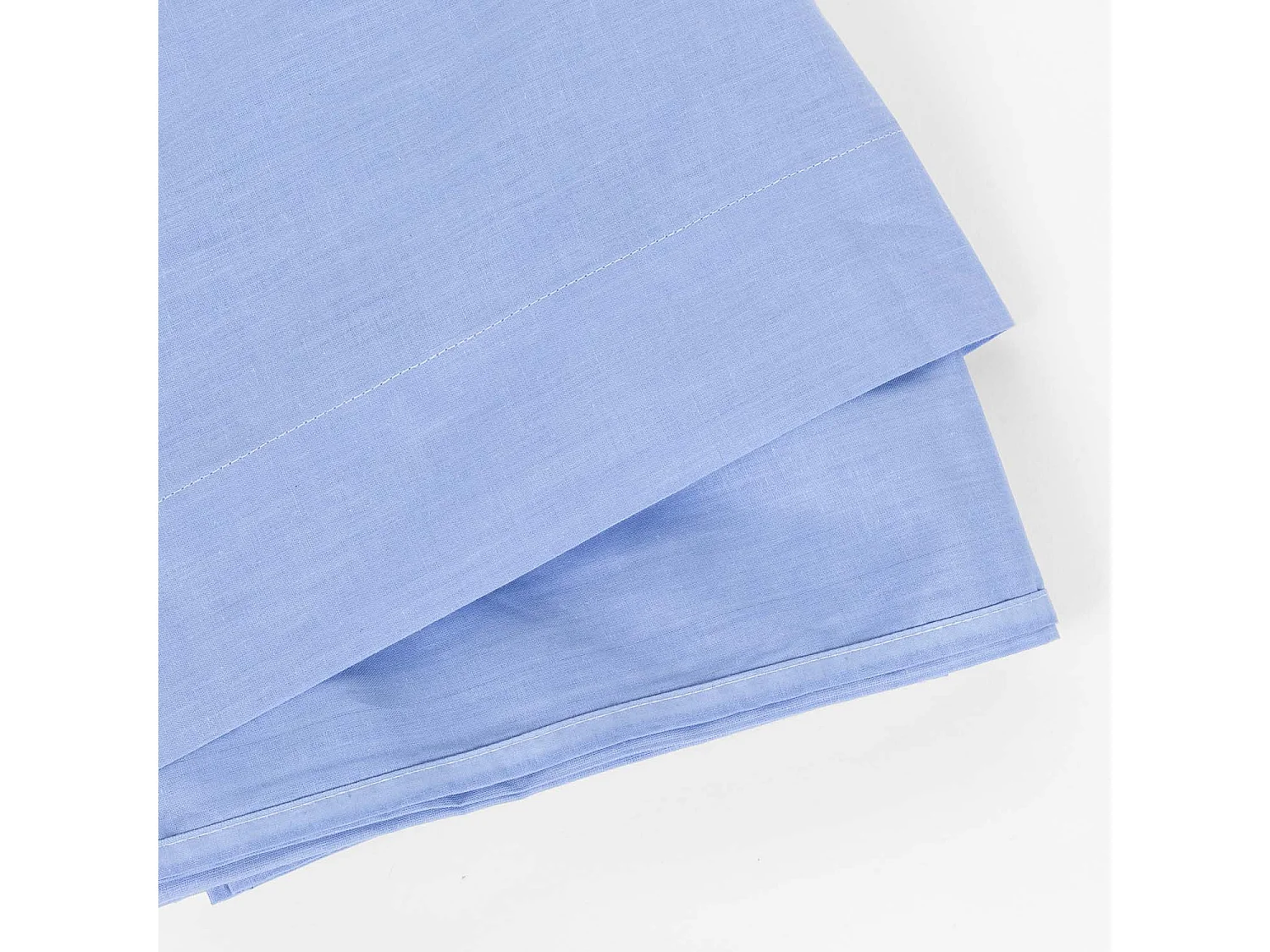 Parure de lit 100% coton avec 150 fils au pouce carré  Bleu clair