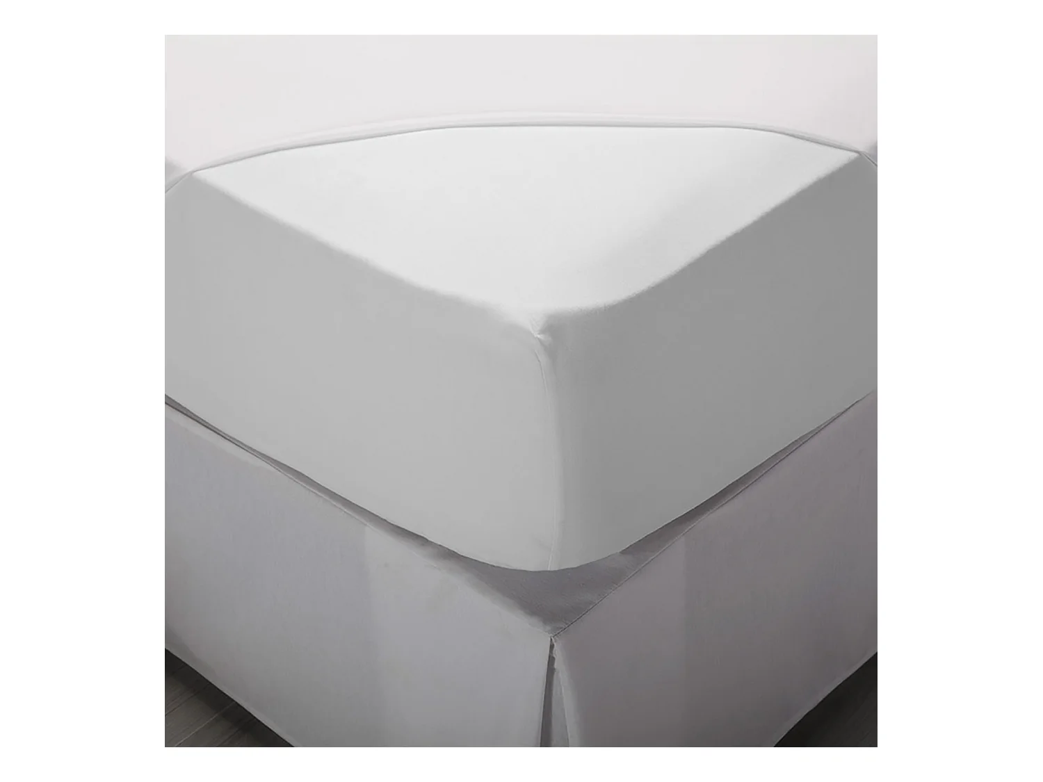 100% katoenen ademend bedlinnen 150 thread count witte kleur