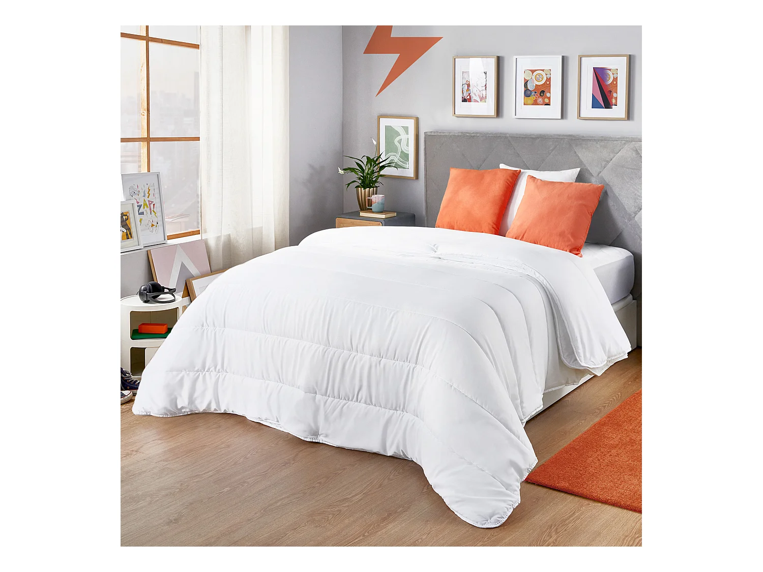 Edredón Nórdico DUO 150+300gr de fibra 260x240cm WHAT THE SLEEP