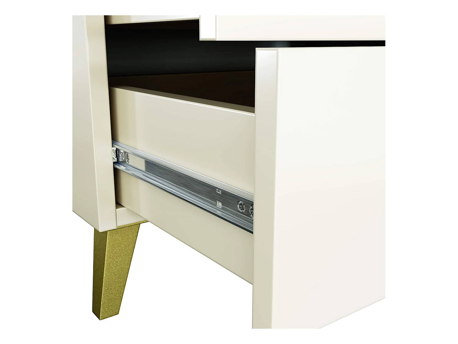 Kommode AKORD MOBI in der Farbe Kaschmir mit 6 Schubladen B60 x H104 x T37 cm