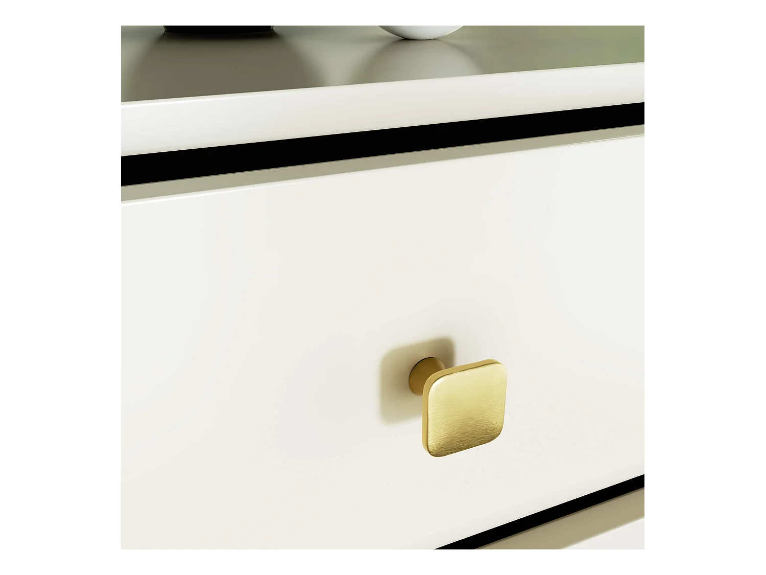 Kommode AKORD MOBI in der Farbe Kaschmir mit 6 Schubladen B60 x H104 x T37 cm