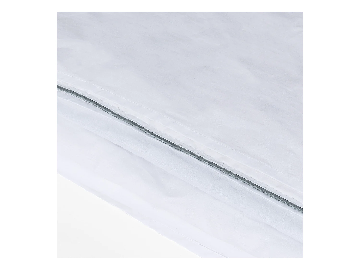 Set dekbedovertrek 100% katoen ademend 200 thread count wit