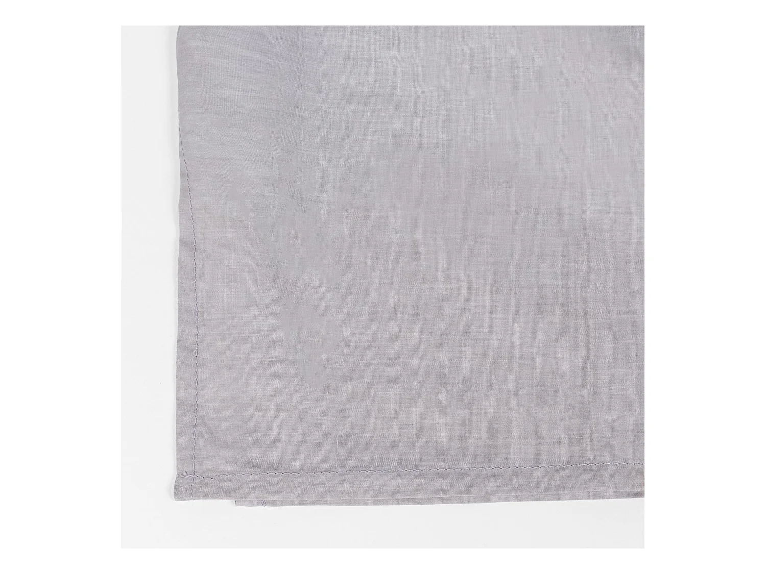 Set dekbedovertrek 100% katoen ademend 200 thread count grijs