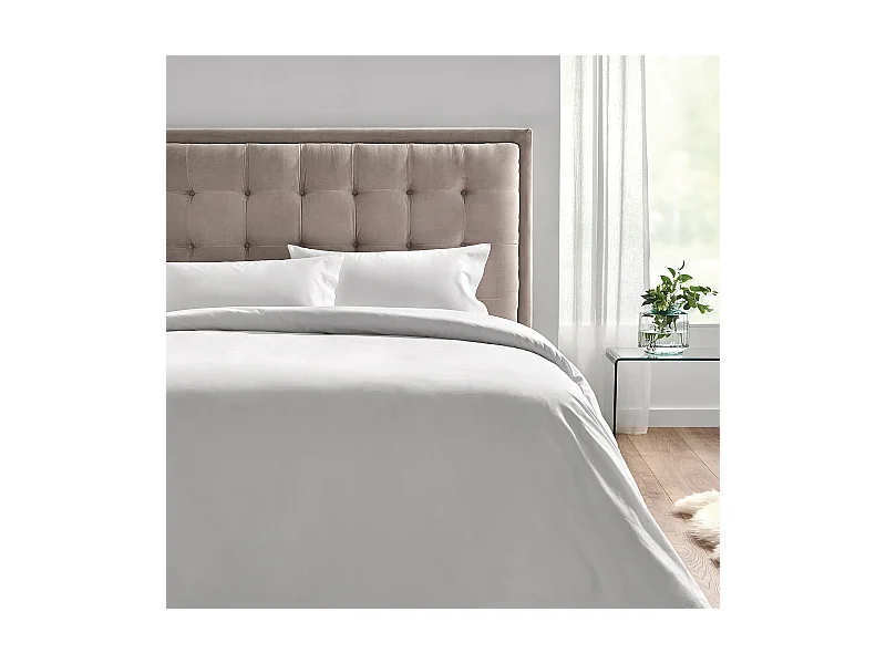 Parure de lit avec housse de couette 100% coton 150 fils