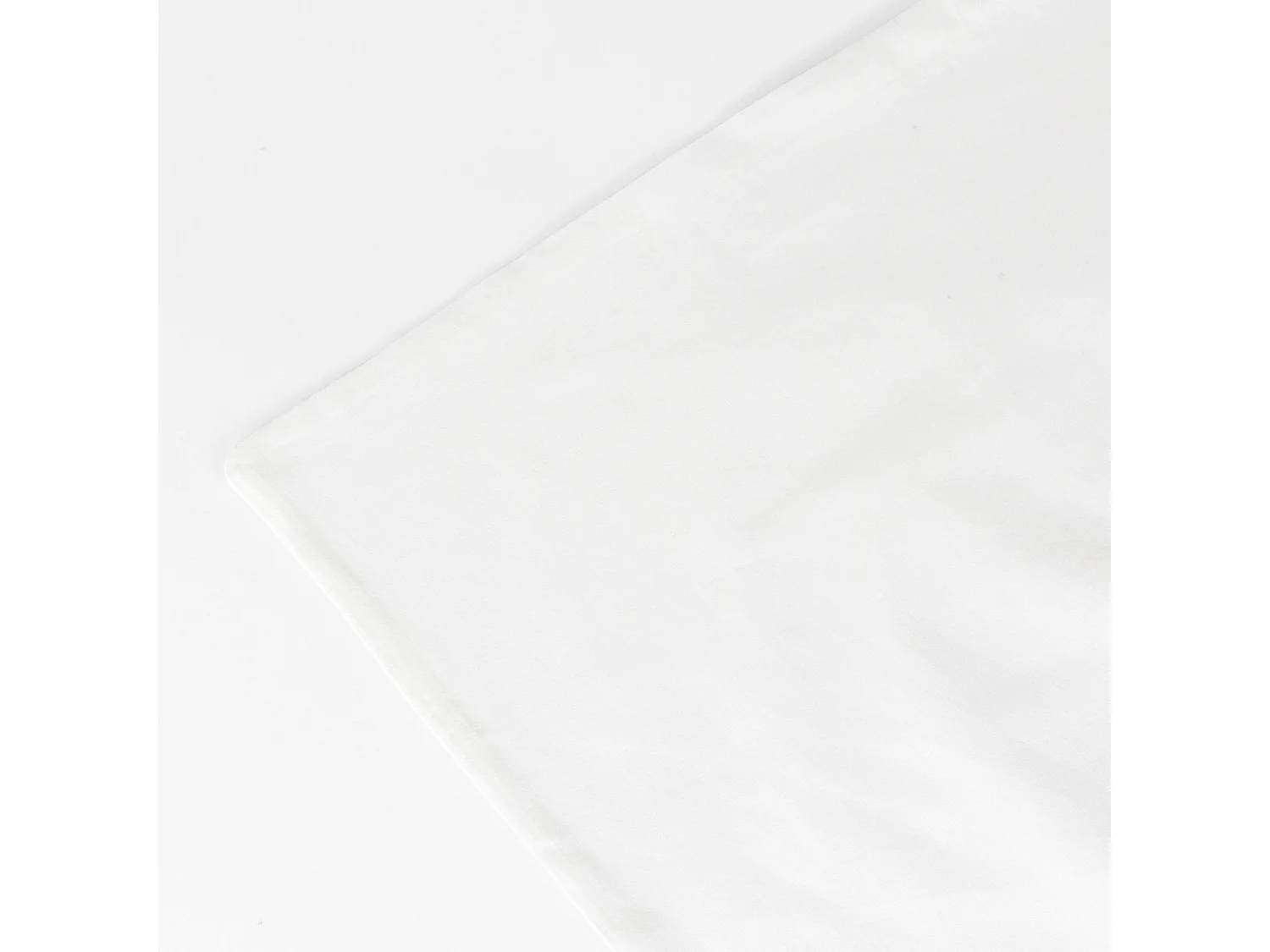 Bettwäsche-Set (Bettbezug und Kissenbezug) 90 x 190 cm 100 % Baumwolle Weiß PIKOLIN HOME