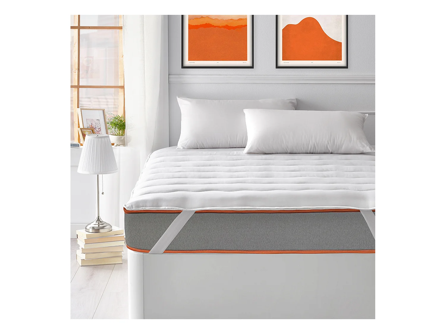 Topper Sobrecolchón 3cm de fibra 90x190cm WHAT THE SLEEP