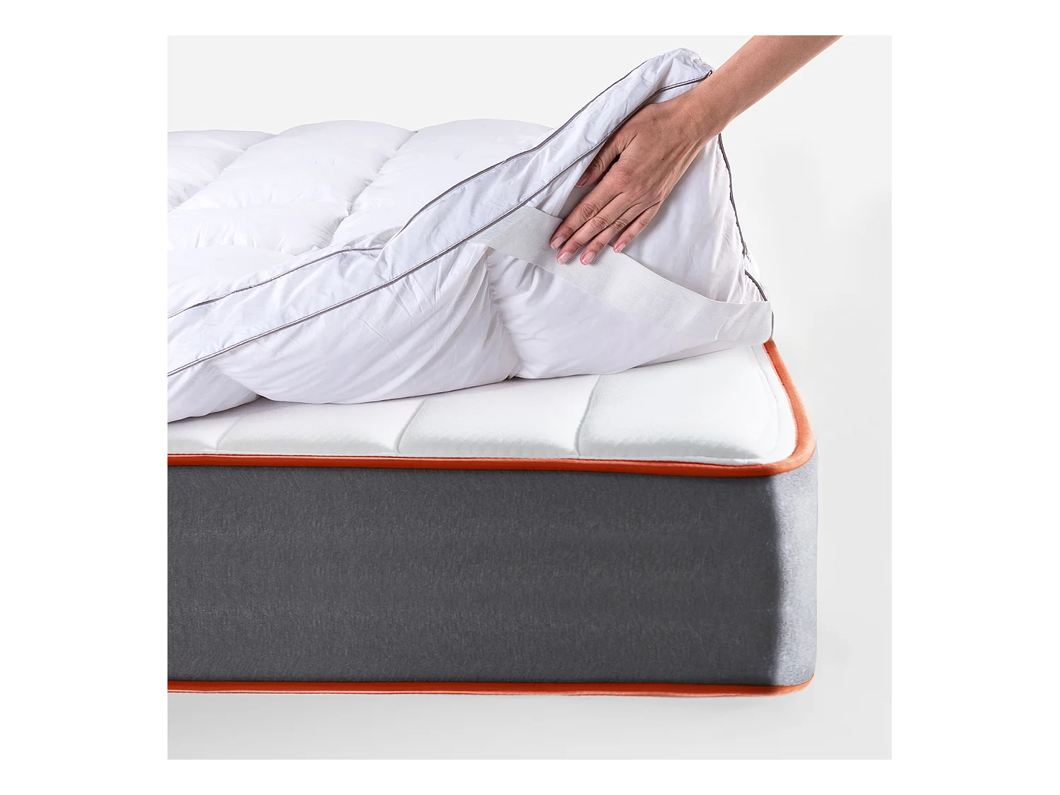 Topper Sobrecolchón 7cm de plumas 140x190cm WHAT THE SLEEP