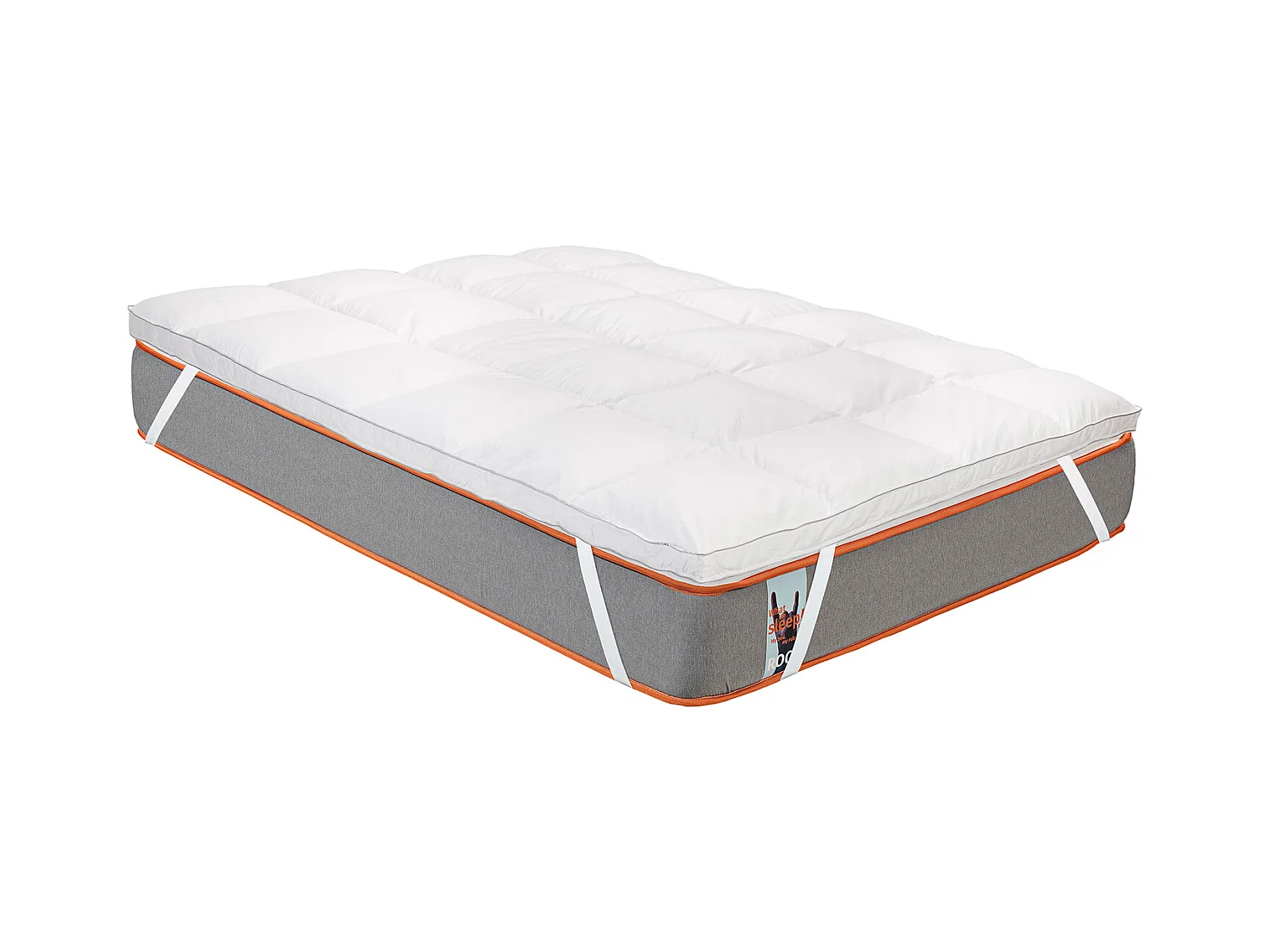 Topper Sobrecolchón 7cm de plumas 200x200cm WHAT THE SLEEP