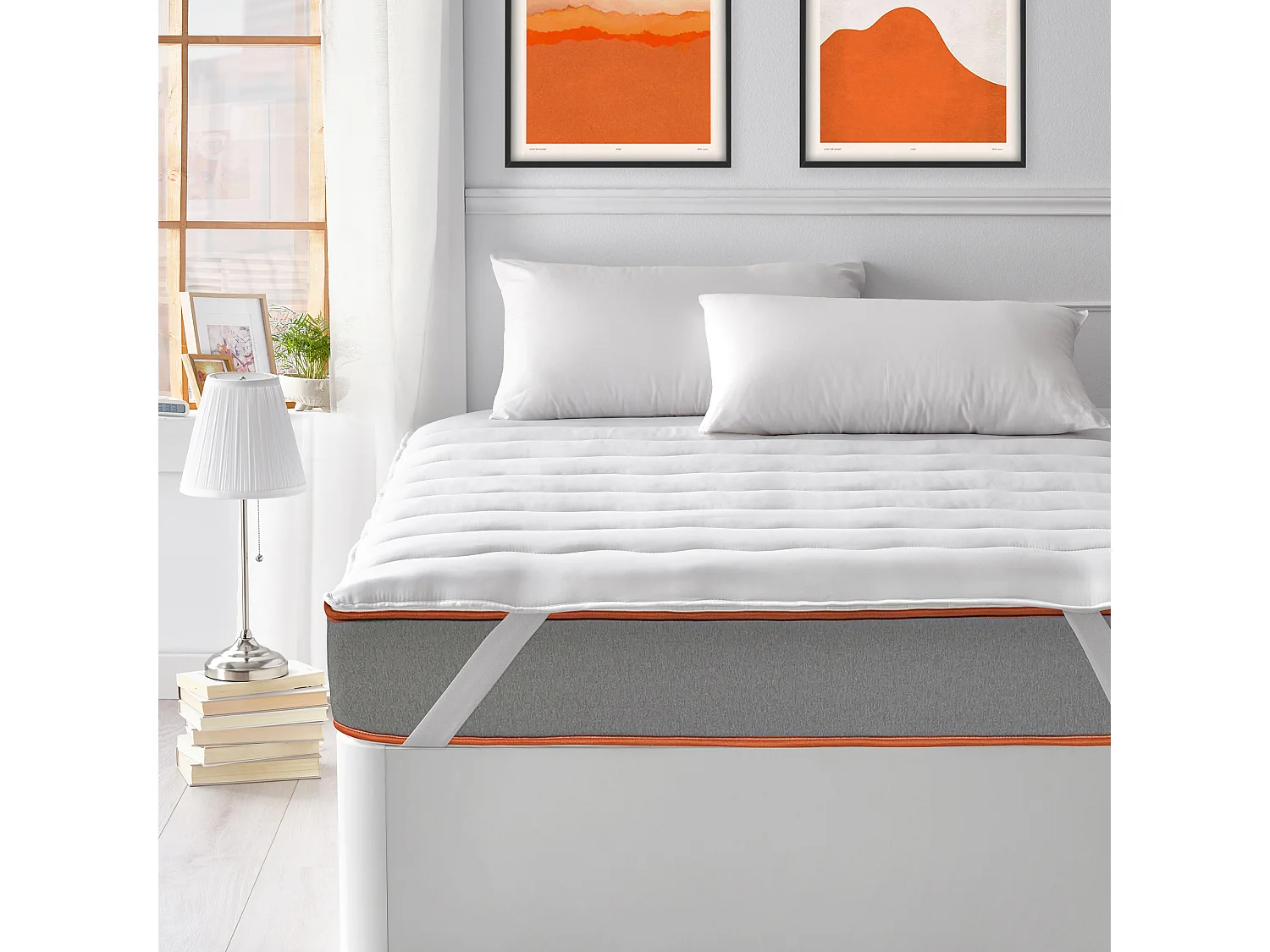 Topper Fibra 3cm hiper-respirável DRUMS 90x190cm What the sleep | 160 x 200 cm