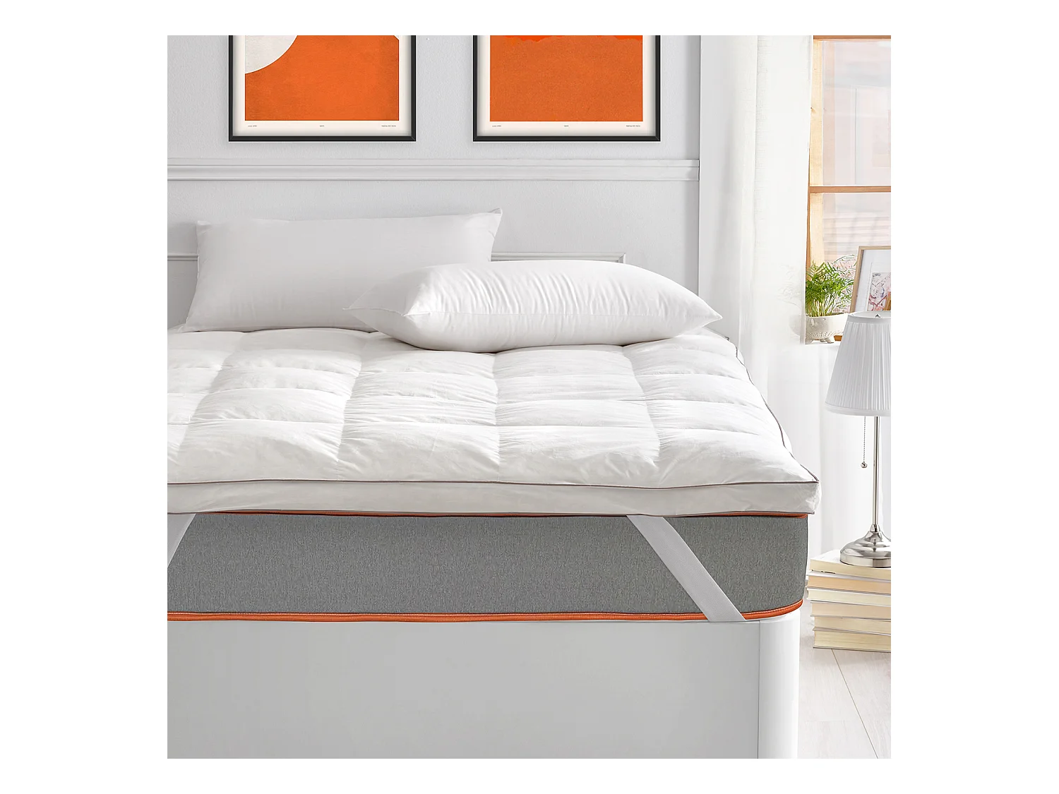 Topper Sobrecolchón 7cm de plumas 140x200cm WHAT THE SLEEP