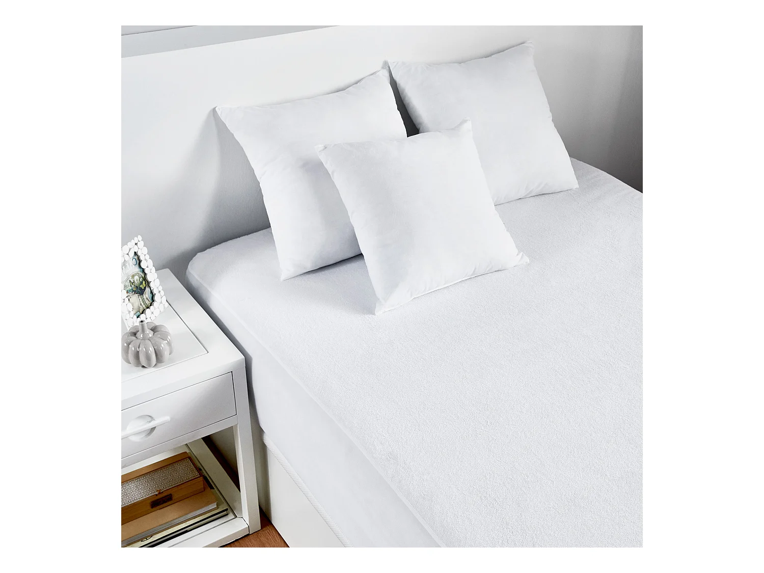 Waterdichte matrasbeschermer van badstof met aloë vera