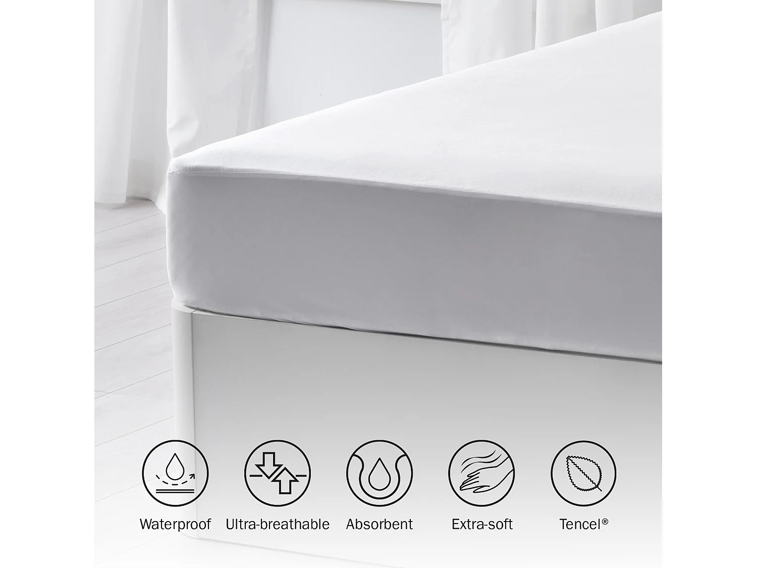 Protège-matelas imperméable en Tencel®