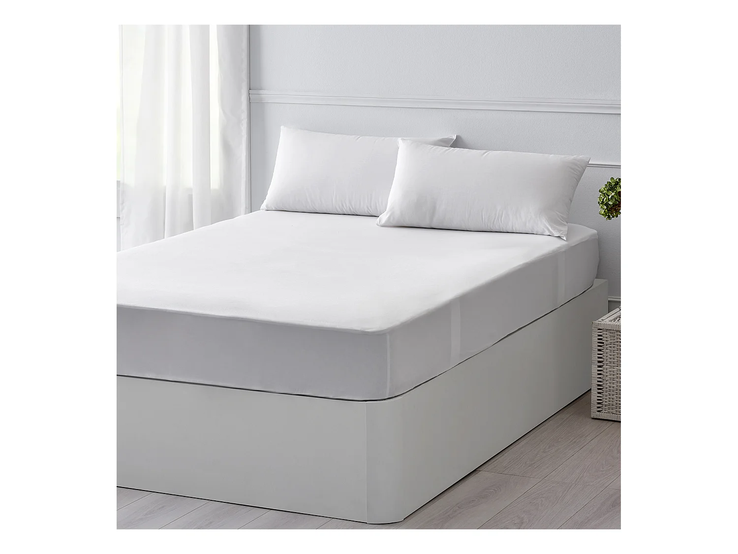 Protège-matelas en tricotage imperméable
