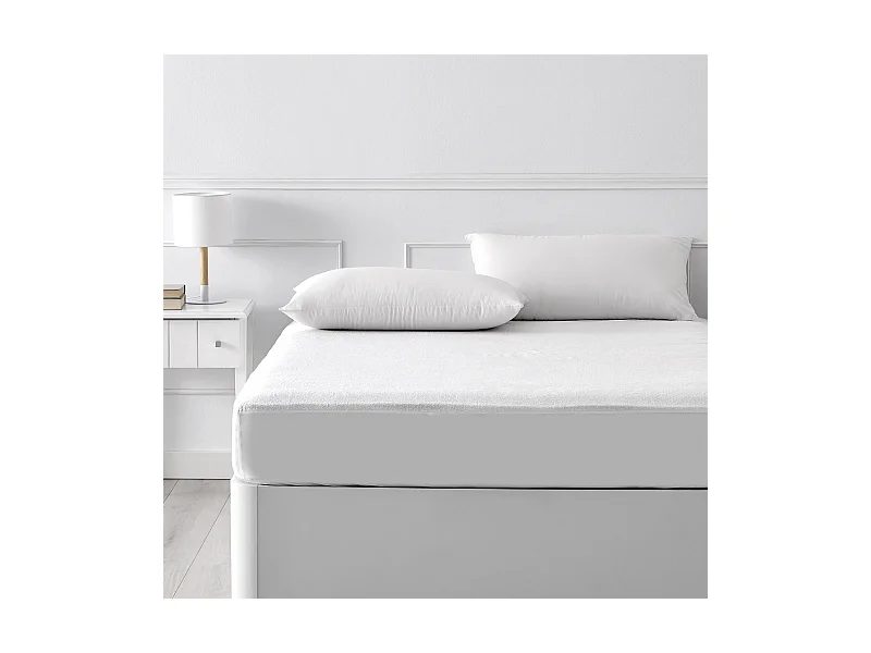 Wasserdichter Frottee-Matratzenschoner mit Aloe-Vera