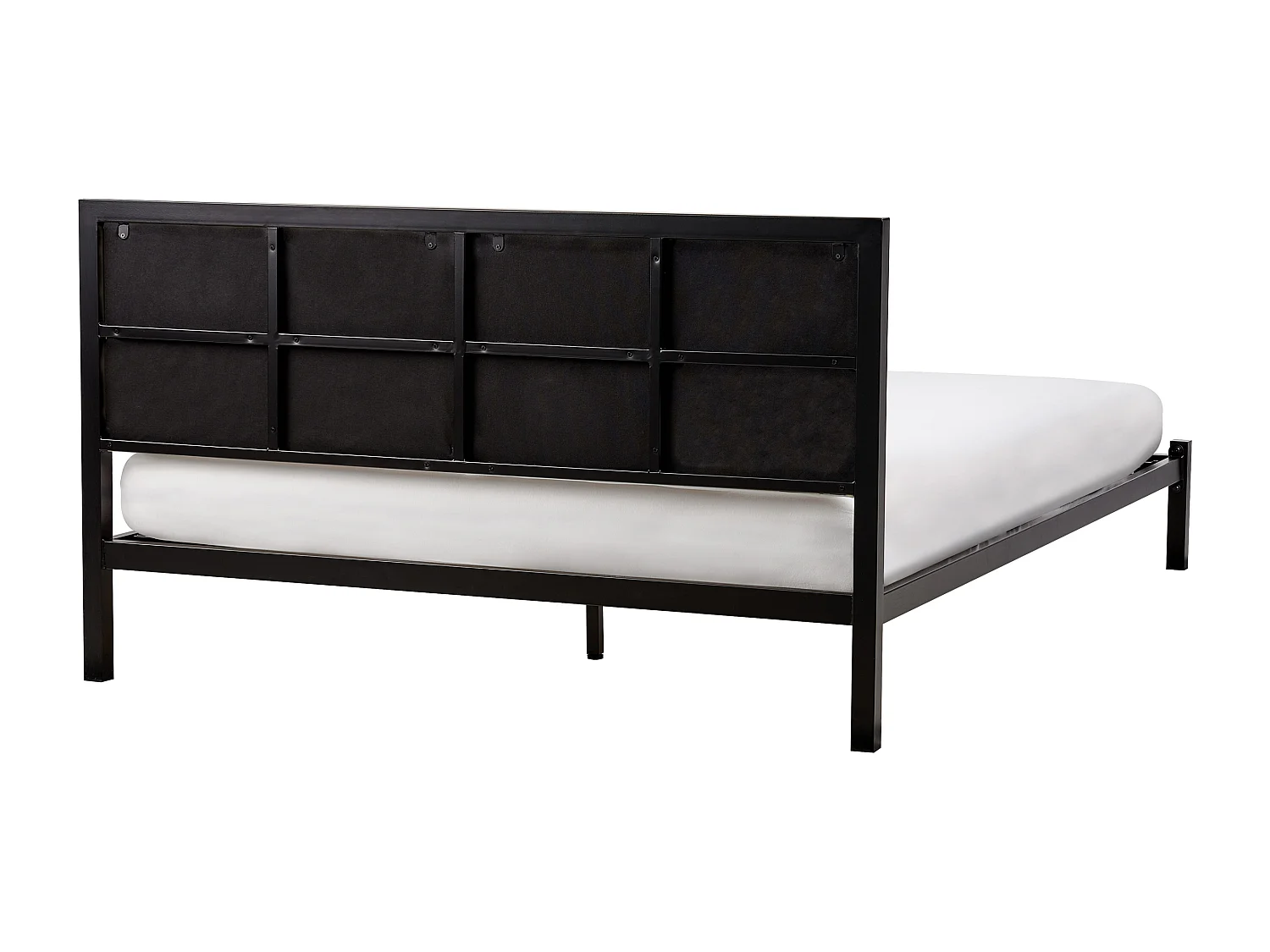 Letto Metallo CLAMART 140 x 200 cm Beige chiaro