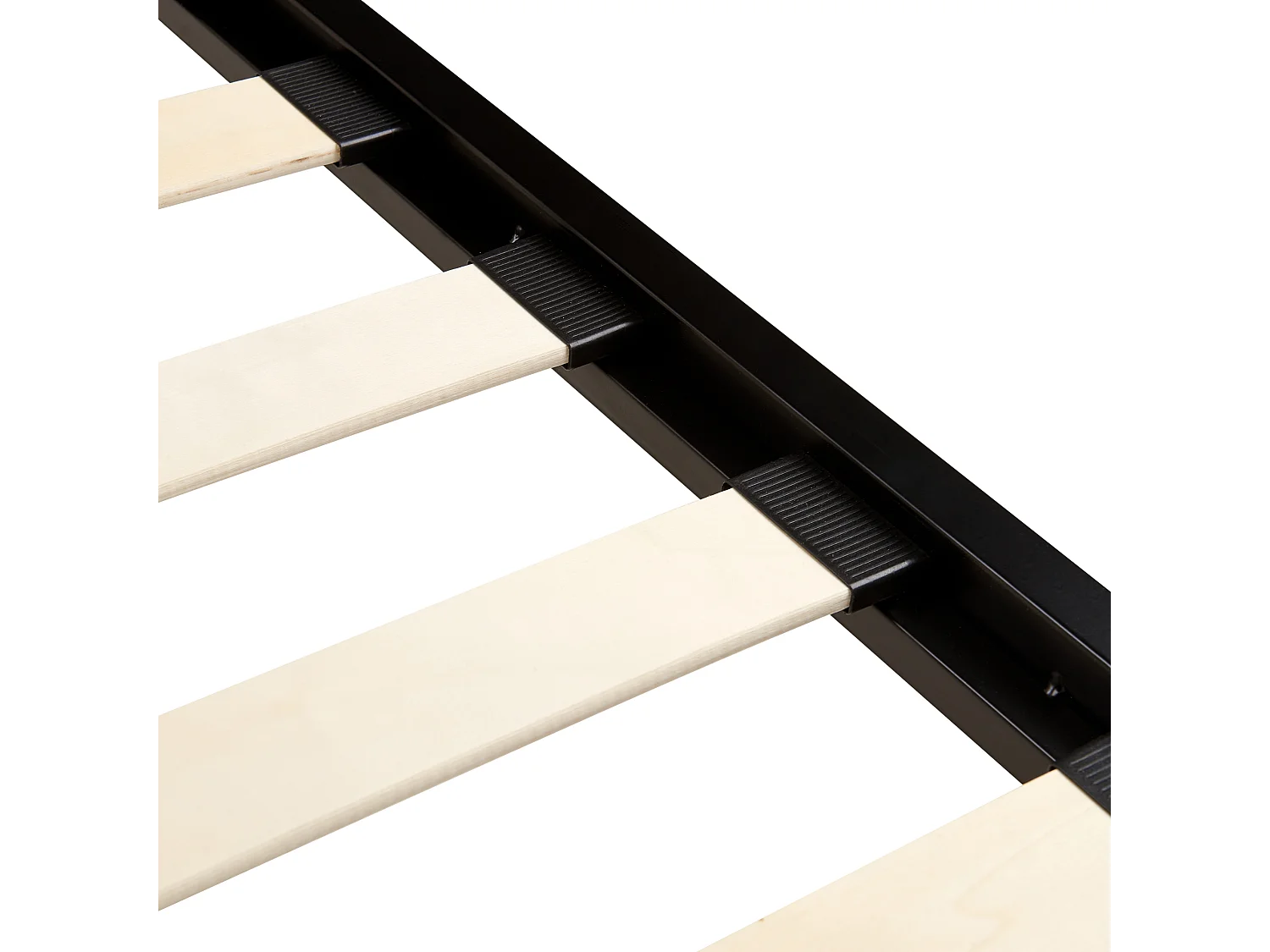 Letto Metallo CLAMART 140 x 200 cm Beige chiaro