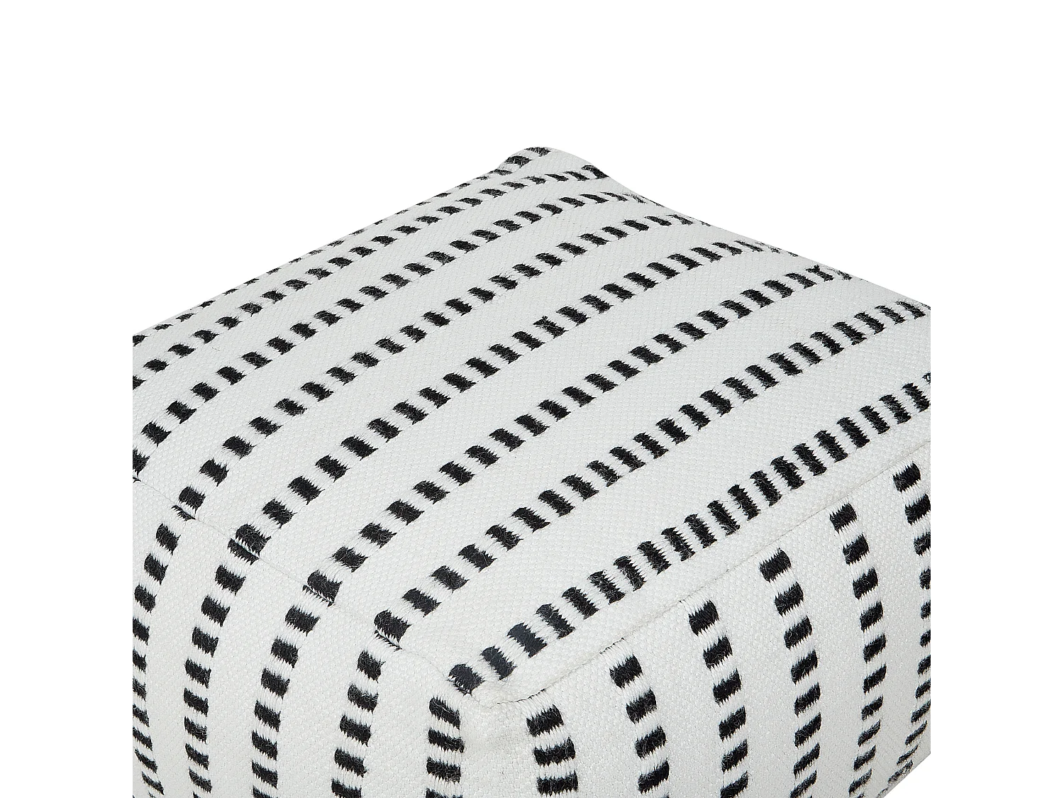 Pufe GAJAN Branco 50 cm 50 cm 30 cm