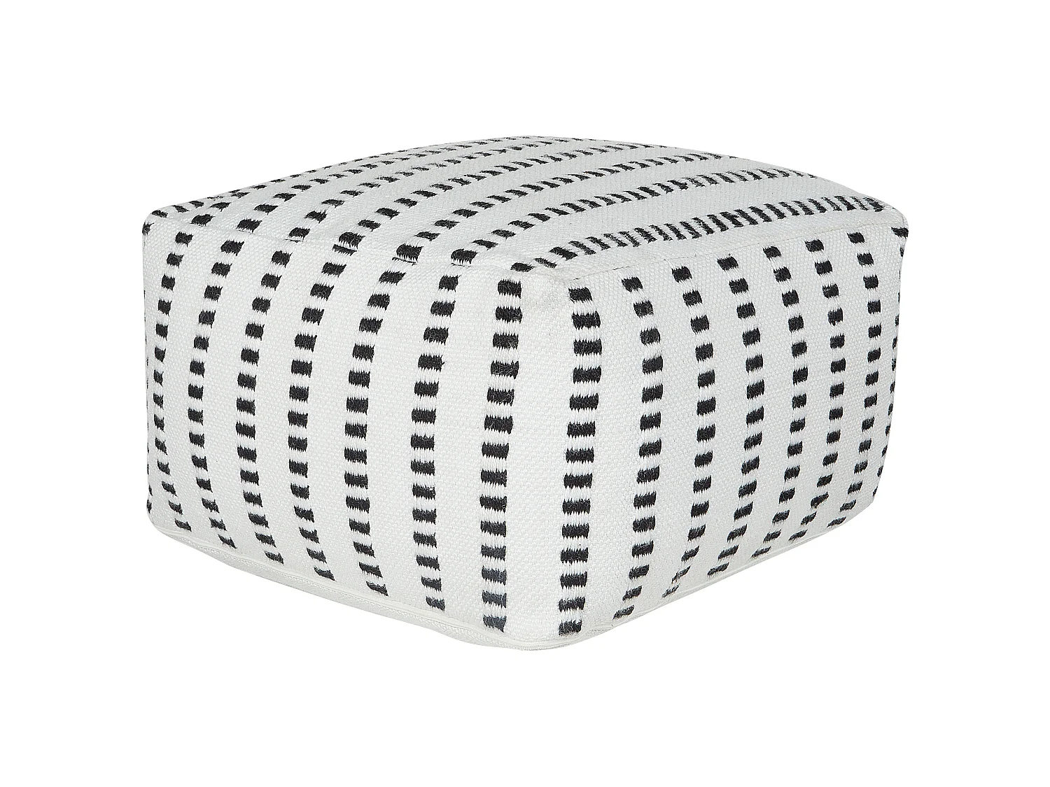 Pouf GAJAN Weiss 50 cm 50 cm 30 cm
